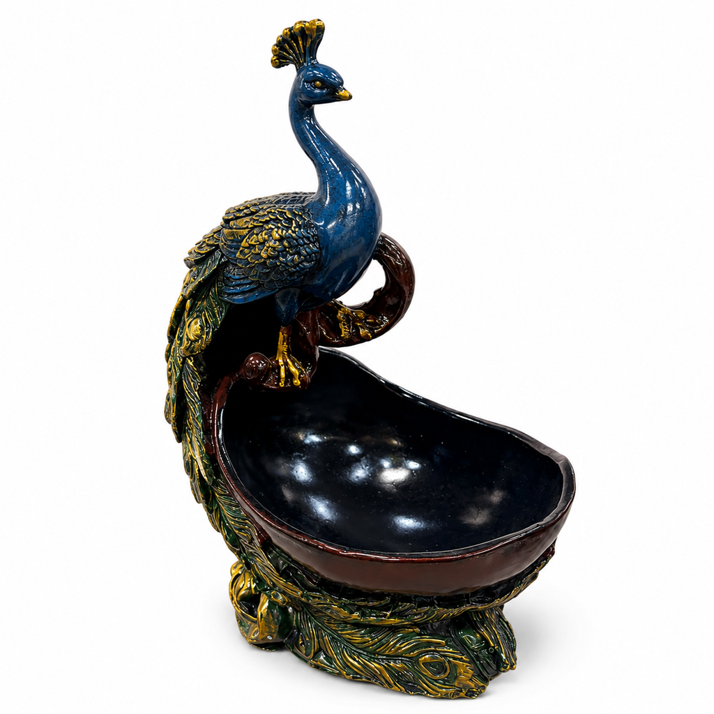 Peacock Bowl Showpiece