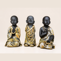Black Monks Set of 3