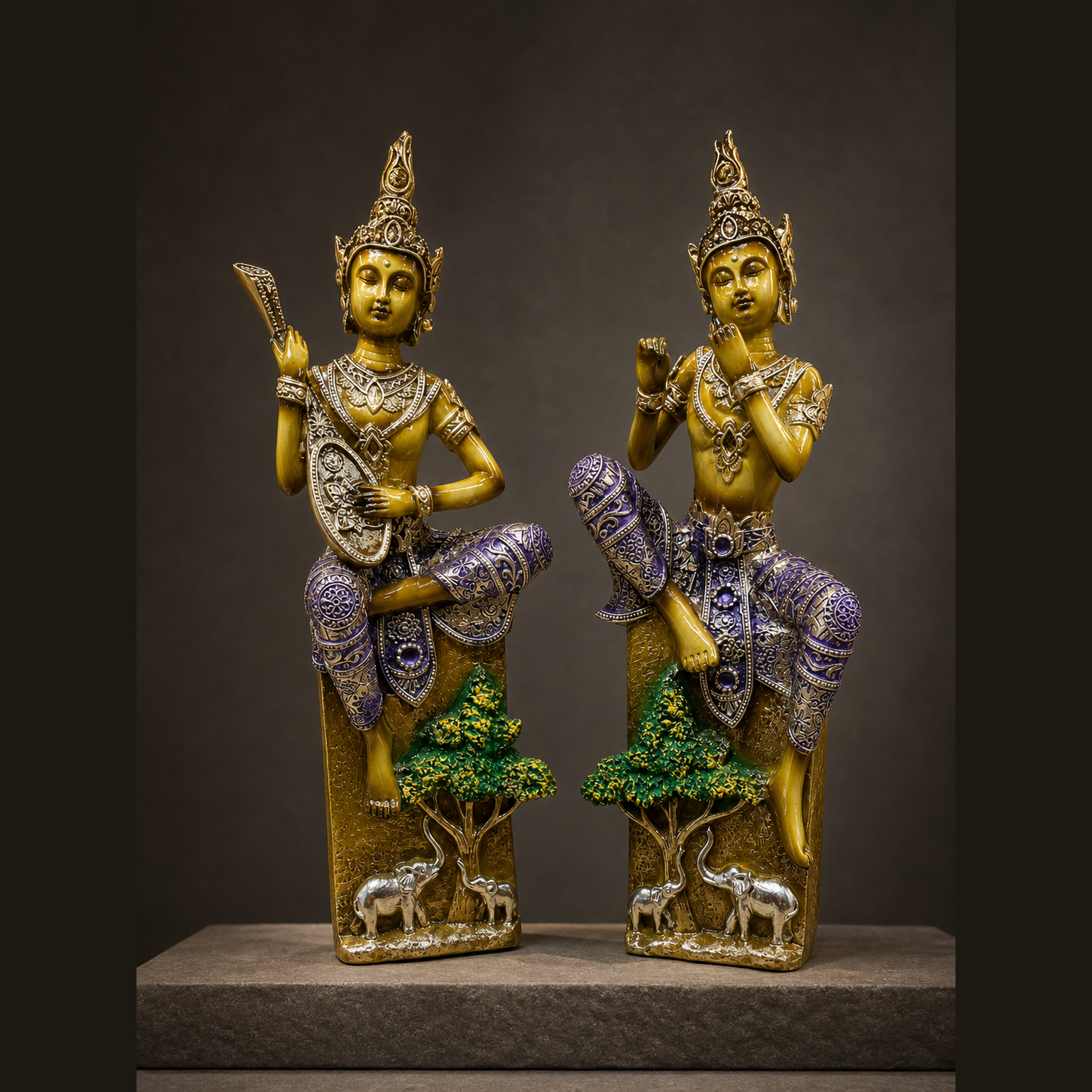 Vina Buddha set of 2