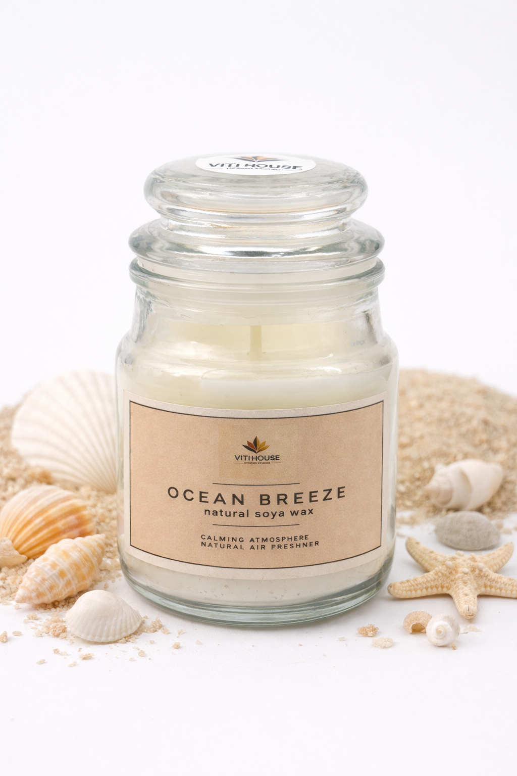 VITI House's Ocean Breeze Natural Soya Wax Candle