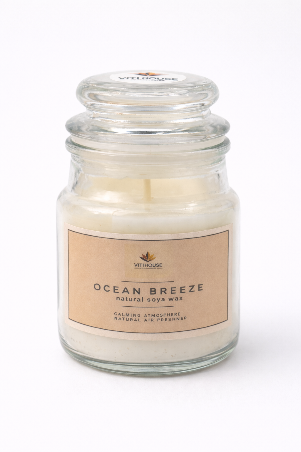 VITI House's Ocean Breeze Natural Soya Wax Candle