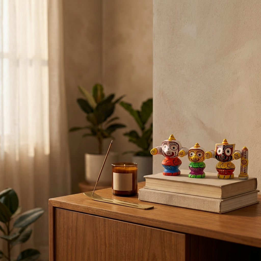 Jagannath Trio Decor Mini Idols
